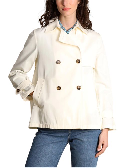 Trench doppiopetto in gabardina antigoccia emmpelota EMME MARELLA | 2615021091001