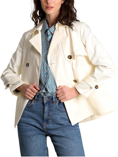 Trench doppiopetto in gabardina antigoccia emmpelota EMME MARELLA | 2615021091001