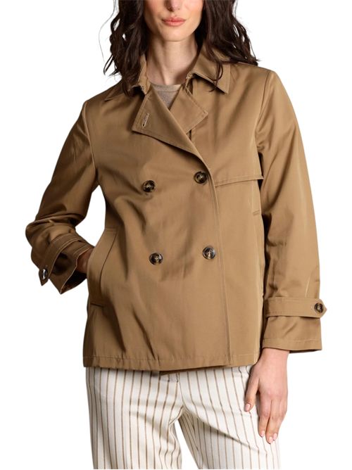 Trench doppiopetto in gabardina antigoccia emmpelota EMME MARELLA | 2615021091004