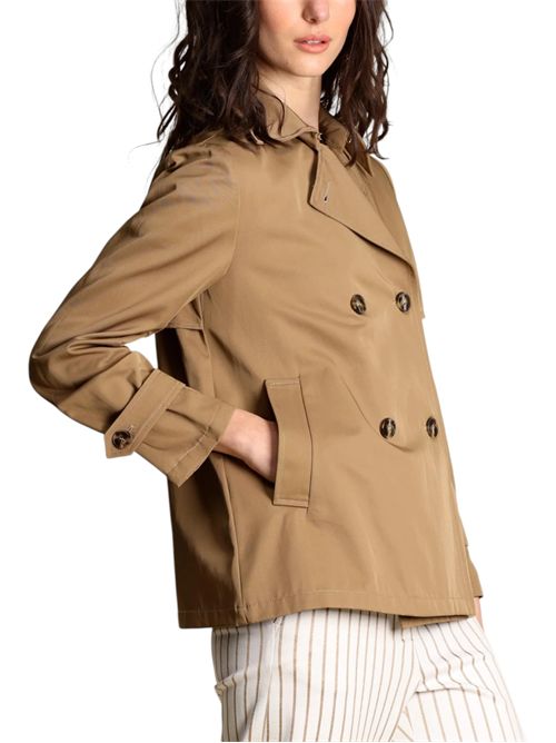 Trench doppiopetto in gabardina antigoccia emmpelota EMME MARELLA | 2615021091004