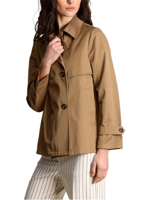 Trench doppiopetto in gabardina antigoccia emmpelota EMME MARELLA | 2615021091004