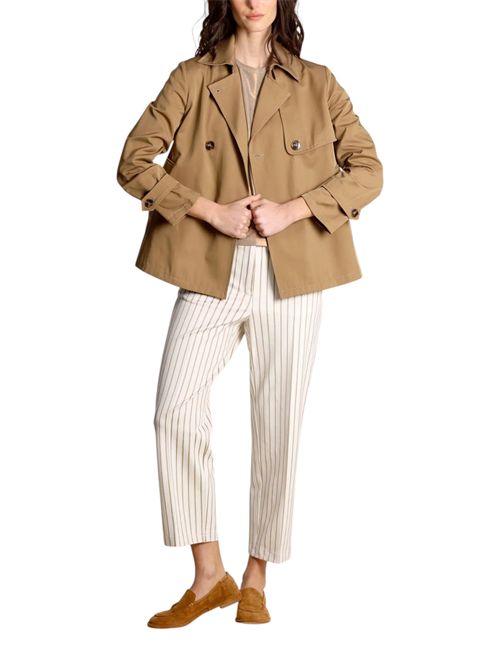 Trench doppiopetto in gabardina antigoccia emmpelota EMME MARELLA | 2615021091004