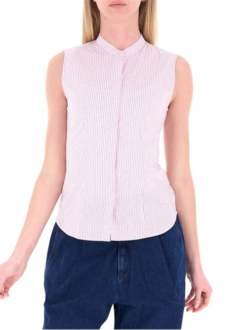 Camicia smanicata con strass emmgiuliva EMME MARELLA | 2615111061001