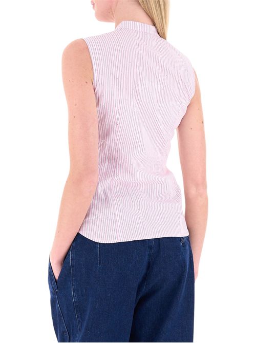 Camicia smanicata con strass emmgiuliva EMME MARELLA | 2615111061001