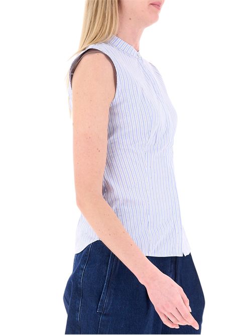 Camicia smanicata con strass emmgiuliva EMME MARELLA | 2615111061002