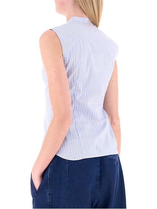 Camicia smanicata con strass emmgiuliva EMME MARELLA | 2615111061002