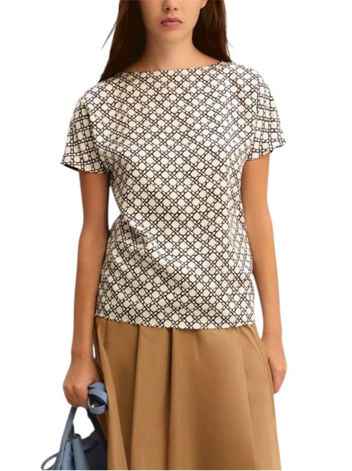 Blusa doppio materiale emmsansa EMME MARELLA | 2615111071001