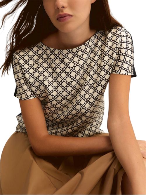 Blusa doppio materiale emmsansa EMME MARELLA | 2615111071001