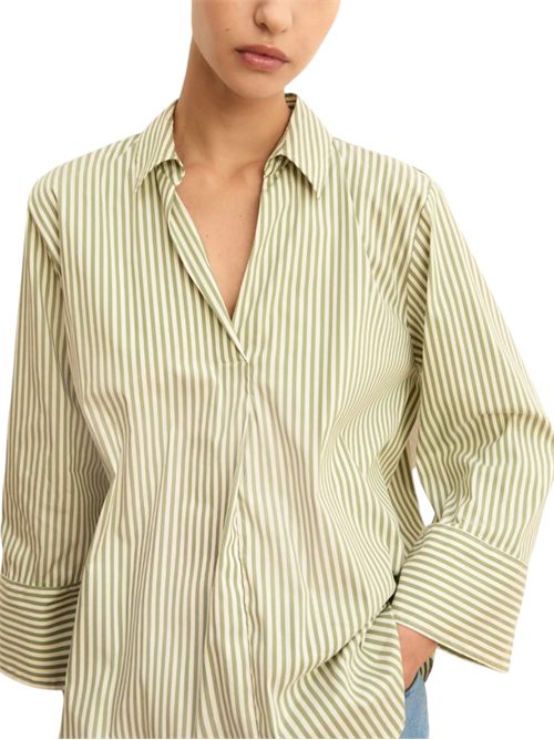 Blusa a polo in popeline emmadorno EMME MARELLA | 2615111091008