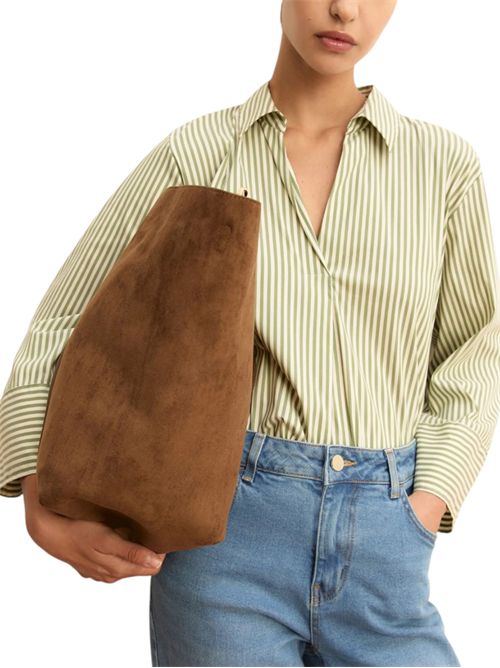 Blusa a polo in popeline emmadorno EMME MARELLA | 2615111091008