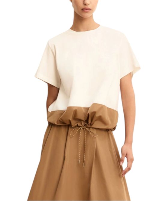 Blusa in jersey e taffetà emmzorro EMME MARELLA | 2615111141001