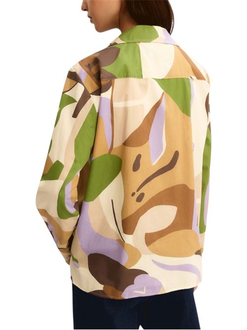 Blusa in popeline stampato emmpontile EMME MARELLA | 2615111221001