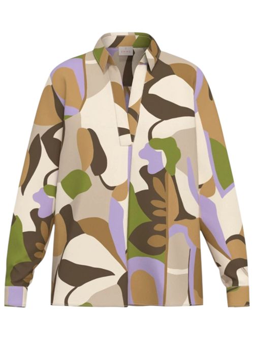 Blusa in popeline stampato emmpontile EMME MARELLA | 2615111221001