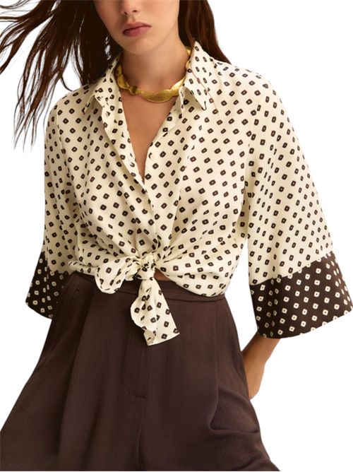 Camicia in twill stampato emmsevero EMME MARELLA | 2615111241007
