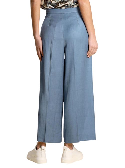 Pantalone dritto in twill di misto lino emmalcuno EMME MARELLA | 2615131041002