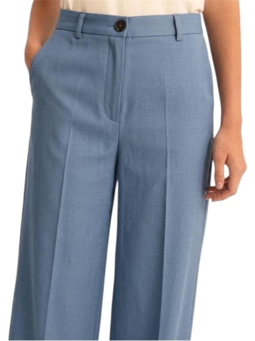 Pantalone dritto in twill di misto lino emmalcuno EMME MARELLA | 2615131041002