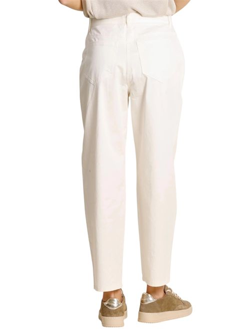 Pantalone in raso di cotone stretch emmvolpino EMME MARELLA | 2615131181001