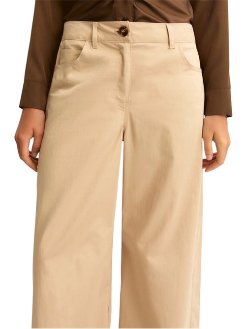 Pantalone 5 tasche ampio in raso stretch emmvacillo EMME MARELLA | 2615131231002