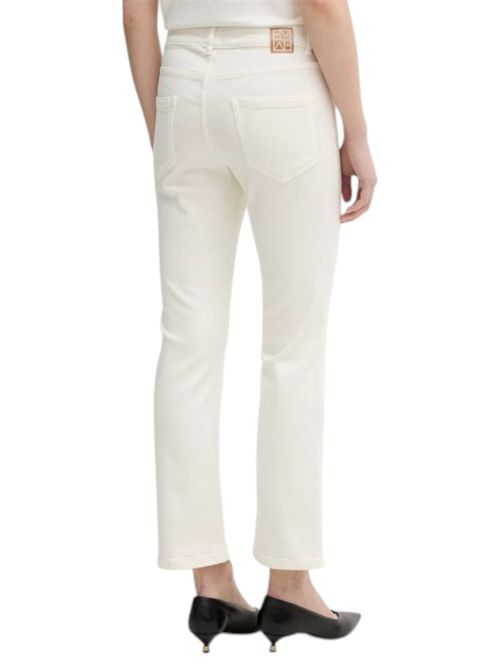 Pantalone 5 Tasche slim flare in gabardina stretch emmsfinge EMME MARELLA | 2615131261001