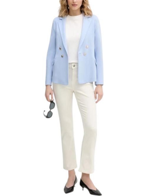 Pantalone 5 Tasche slim flare in gabardina stretch emmsfinge EMME MARELLA | 2615131261001