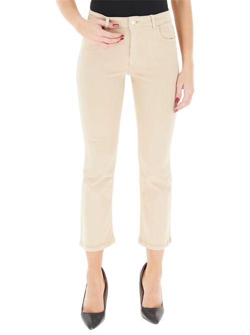 Pantalone 5 Tasche slim flare in gabardina stretch emmsfinge EMME MARELLA | 2615131261002