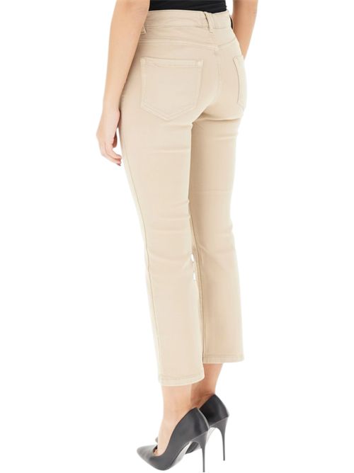 Pantalone 5 Tasche slim flare in gabardina stretch emmsfinge EMME MARELLA | 2615131261002