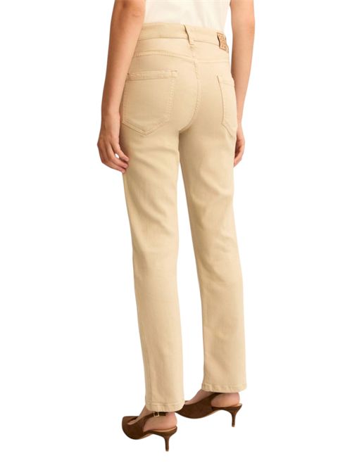 Pantalone 5 Tasche slim flare in gabardina stretch emmsfinge EMME MARELLA | 2615131261002