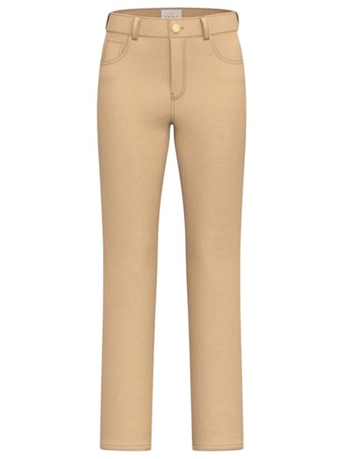 Pantalone 5 Tasche slim flare in gabardina stretch emmsfinge EMME MARELLA | 2615131261002