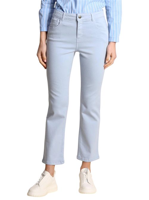 Pantalone 5 Tasche slim flare in gabardina stretch emmsfinge EMME MARELLA | 2615131261006