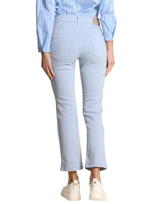 Pantalone 5 Tasche slim flare in gabardina stretch emmsfinge EMME MARELLA | 2615131261006