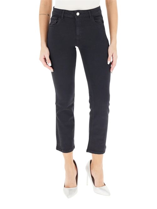 Pantalone 5 Tasche slim flare in gabardina stretch emmsfinge EMME MARELLA | 2615131261007