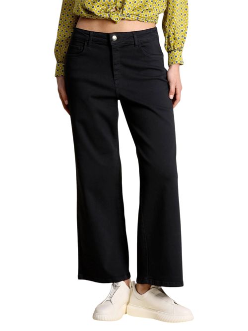 Pantalone 5 tasche dritto in gabardina stretch emmhobby EMME MARELLA | 2615131271007