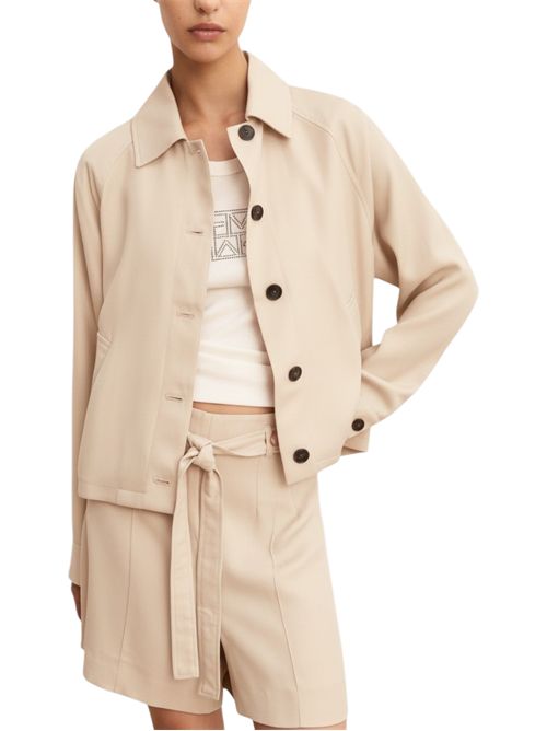 Bermuda in twill di misto lino emmbaia2 EMME MARELLA | 2615141031001