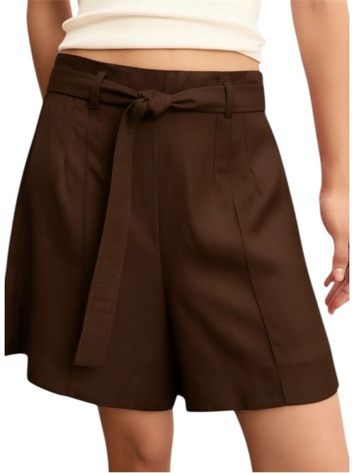 Bermuda in twill di misto lino emmbaia2 EMME MARELLA | 2615141031003