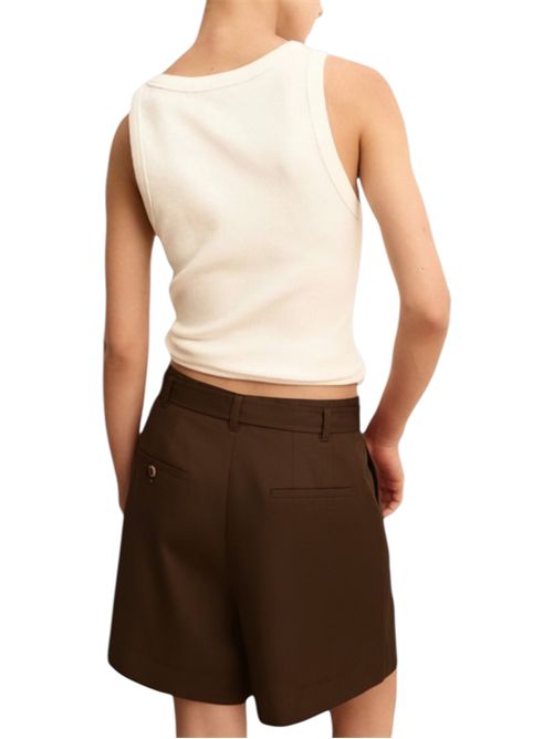 Bermuda in twill di misto lino emmbaia2 EMME MARELLA | 2615141031003