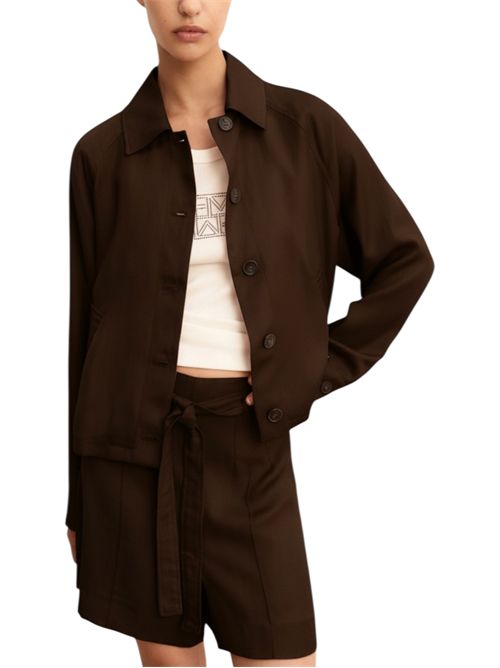 Bermuda in twill di misto lino emmbaia2 EMME MARELLA | 2615141031003