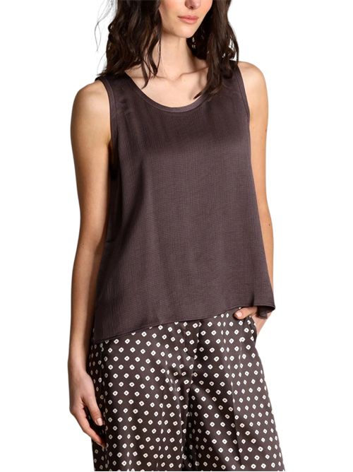Top smanicato in acetato di viscosa emmnembi EMME MARELLA | 2615161011003