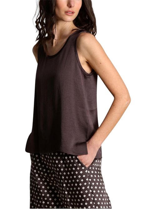 Top smanicato in acetato di viscosa emmnembi EMME MARELLA | 2615161011003