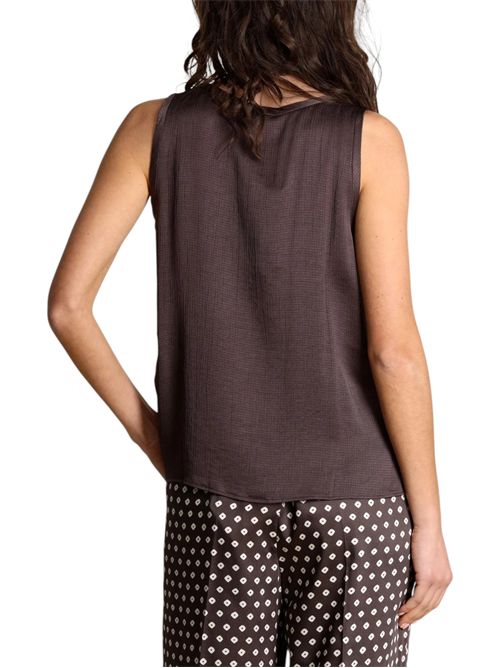 Top smanicato in acetato di viscosa emmnembi EMME MARELLA | 2615161011003