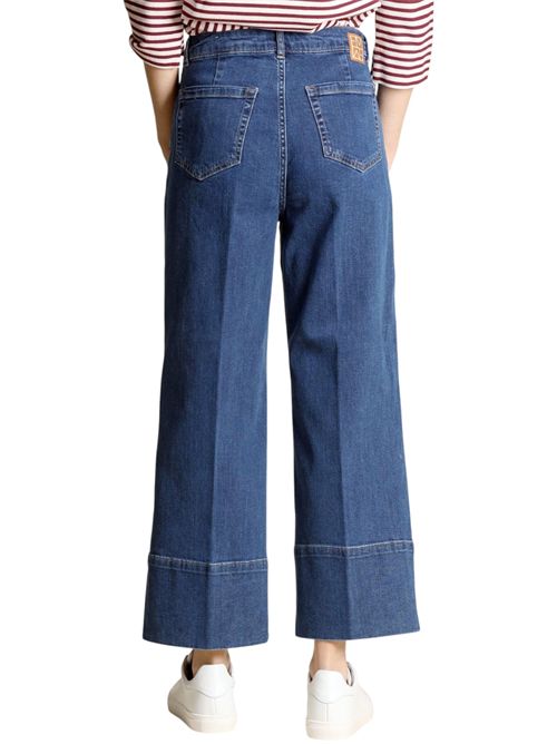 Pantalone Denim cropped ampio emmcropped EMME MARELLA | 2615181011002
