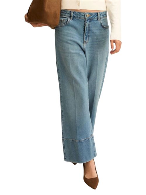 Pantalone Denim cropped ampio emmcropped EMME MARELLA | 2615181011003