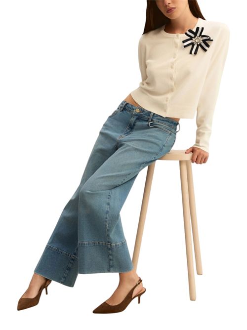 Pantalone Denim cropped ampio emmcropped EMME MARELLA | 2615181011003