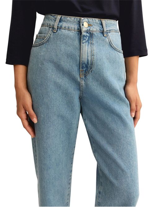 Pantalone 5 tasche mom fit in denim emmagitare EMME MARELLA | 2615181101001