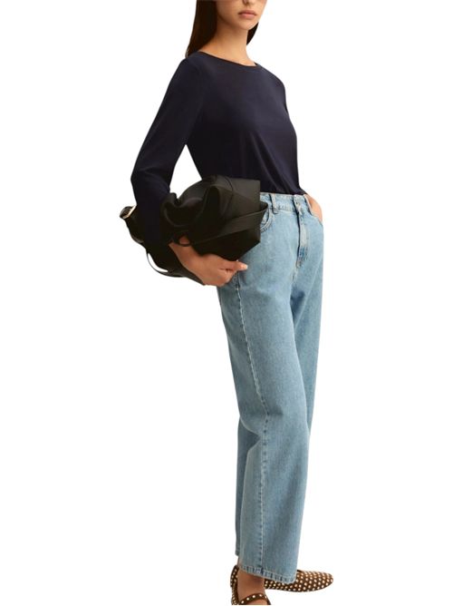 Pantalone 5 tasche mom fit in denim emmagitare EMME MARELLA | 2615181101001