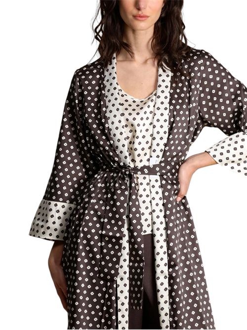 Kimono in twill stampato emmacanto EMME MARELLA | 2615191031008