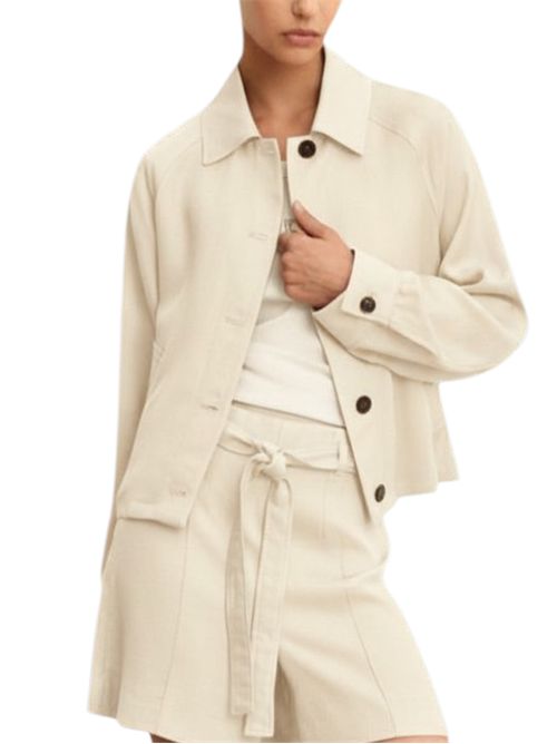 Giacchina in twill di misto lino emmbaia1 EMME MARELLA | 2615191051001