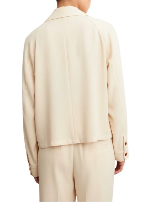 Giacchina in twill di misto lino emmbaia1 EMME MARELLA | 2615191051001
