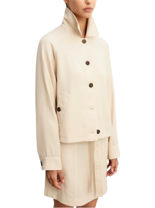 Giacchina in twill di misto lino emmbaia1 EMME MARELLA | 2615191051001