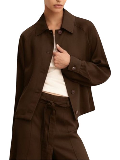 Giacchina in twill di misto lino emmbaia1 EMME MARELLA | 2615191051003