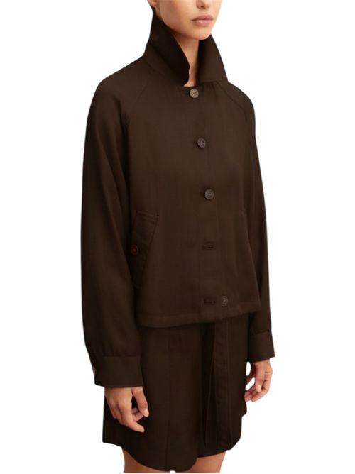 Giacchina in twill di misto lino emmbaia1 EMME MARELLA | 2615191051003